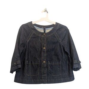 AK Jeans Anne Klein Denim Jacket Medium